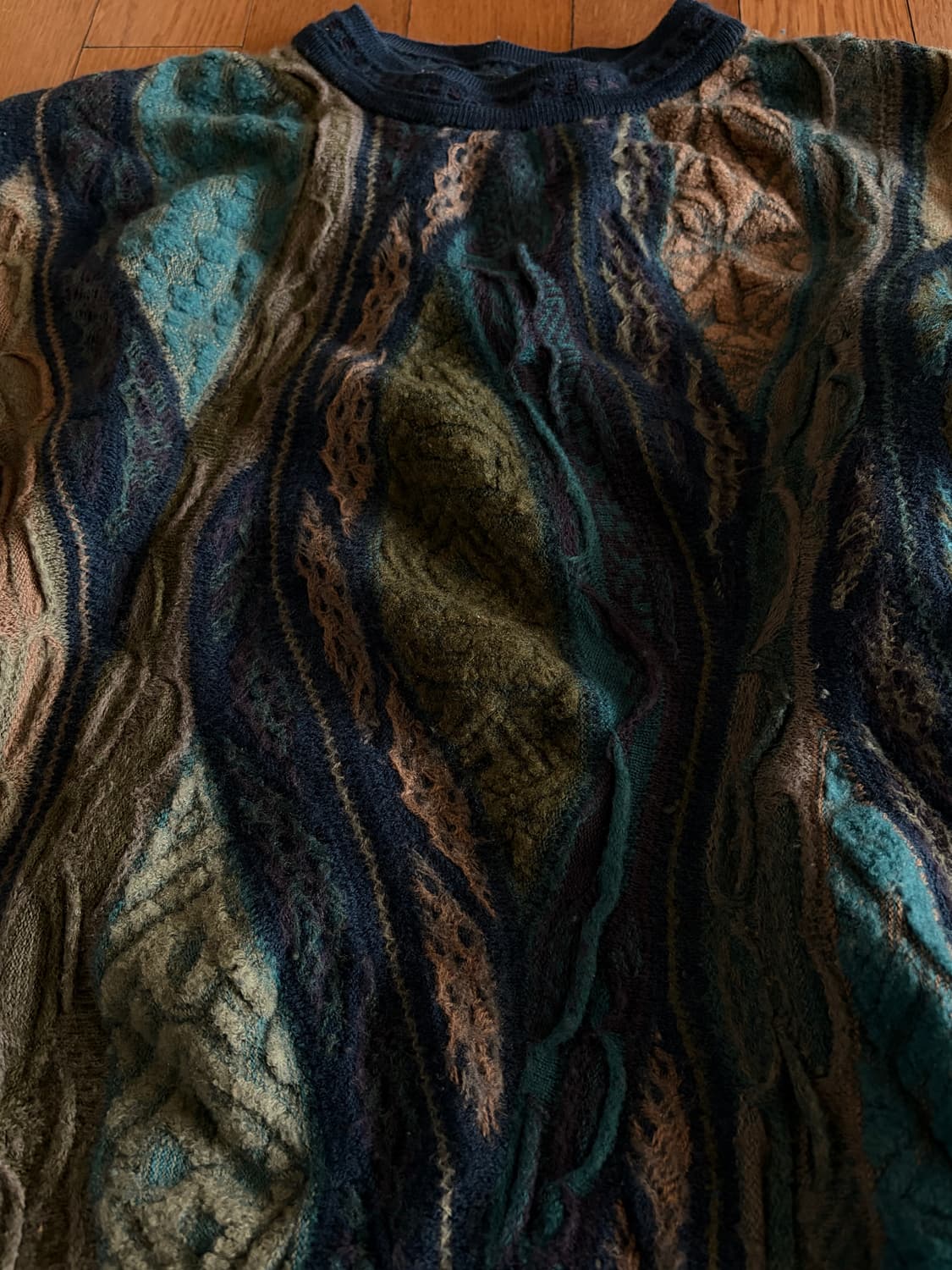 쿠지 케이블 니트 상품이미지2