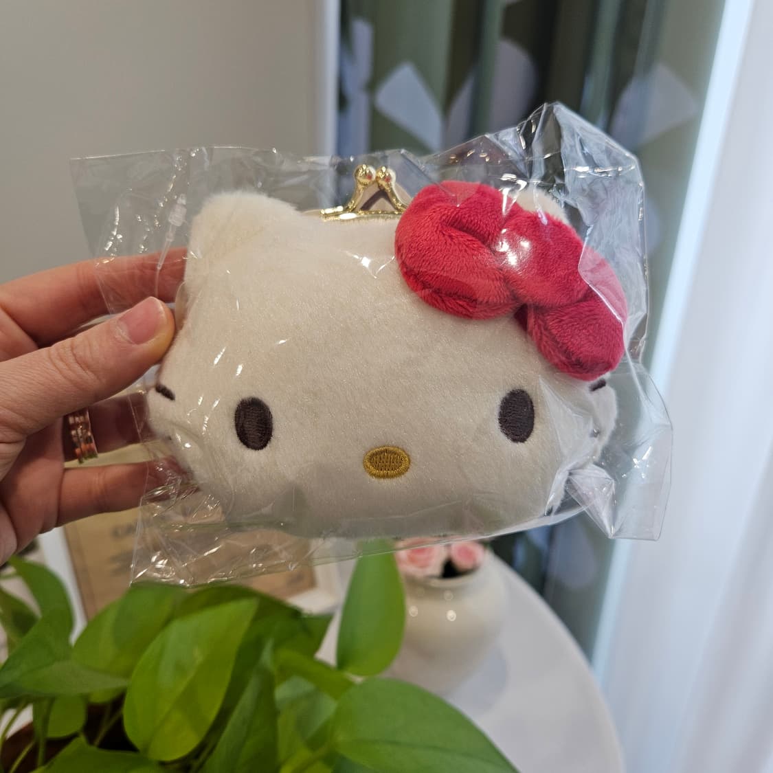 70s 고전 헬로 키티 캐릭터 미니 파우치 동전지갑 상품이미지1