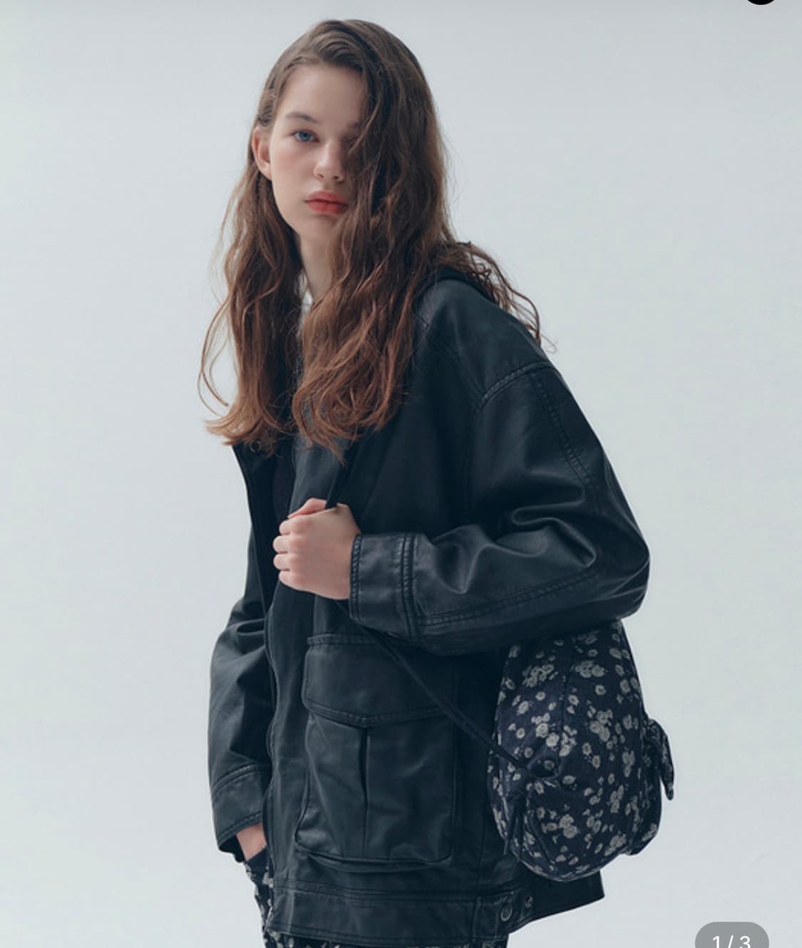 소프트서울 워시드 오버핏 레더 자켓 상품이미지2