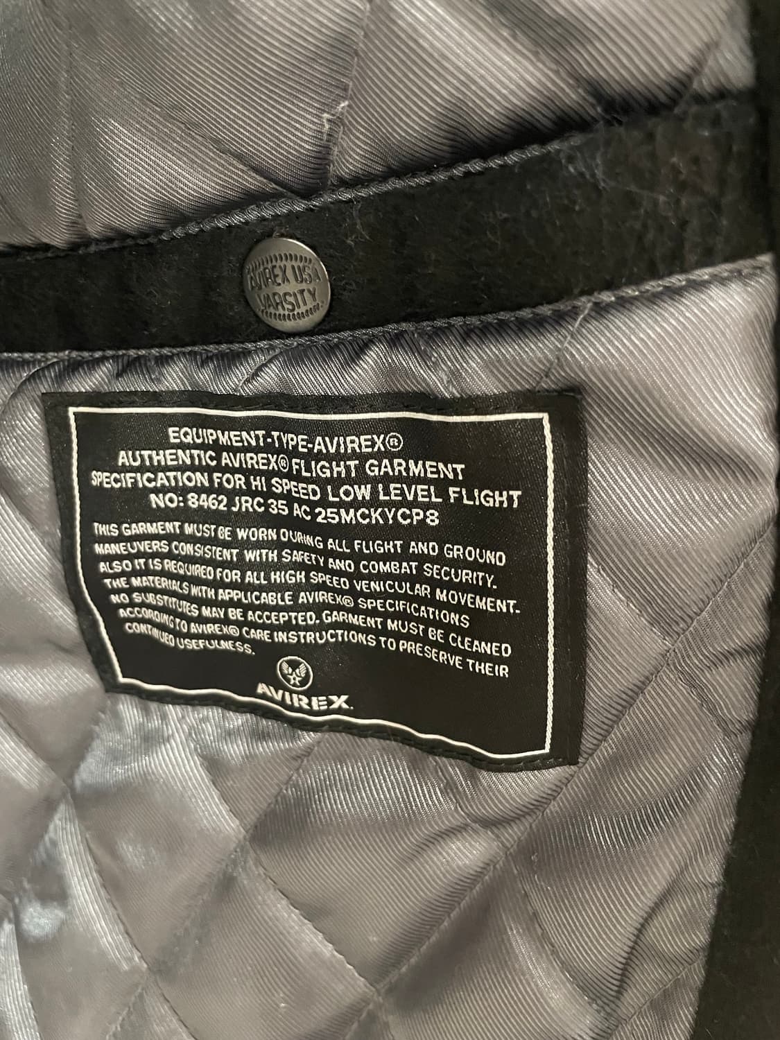 아비렉스 USA 울 라이더 자켓 avirex 상품이미지4