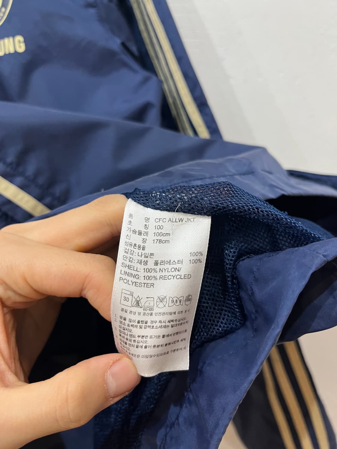 아디다스 12 13 첼시 올웨더 바람막이 자켓 100 상품이미지4