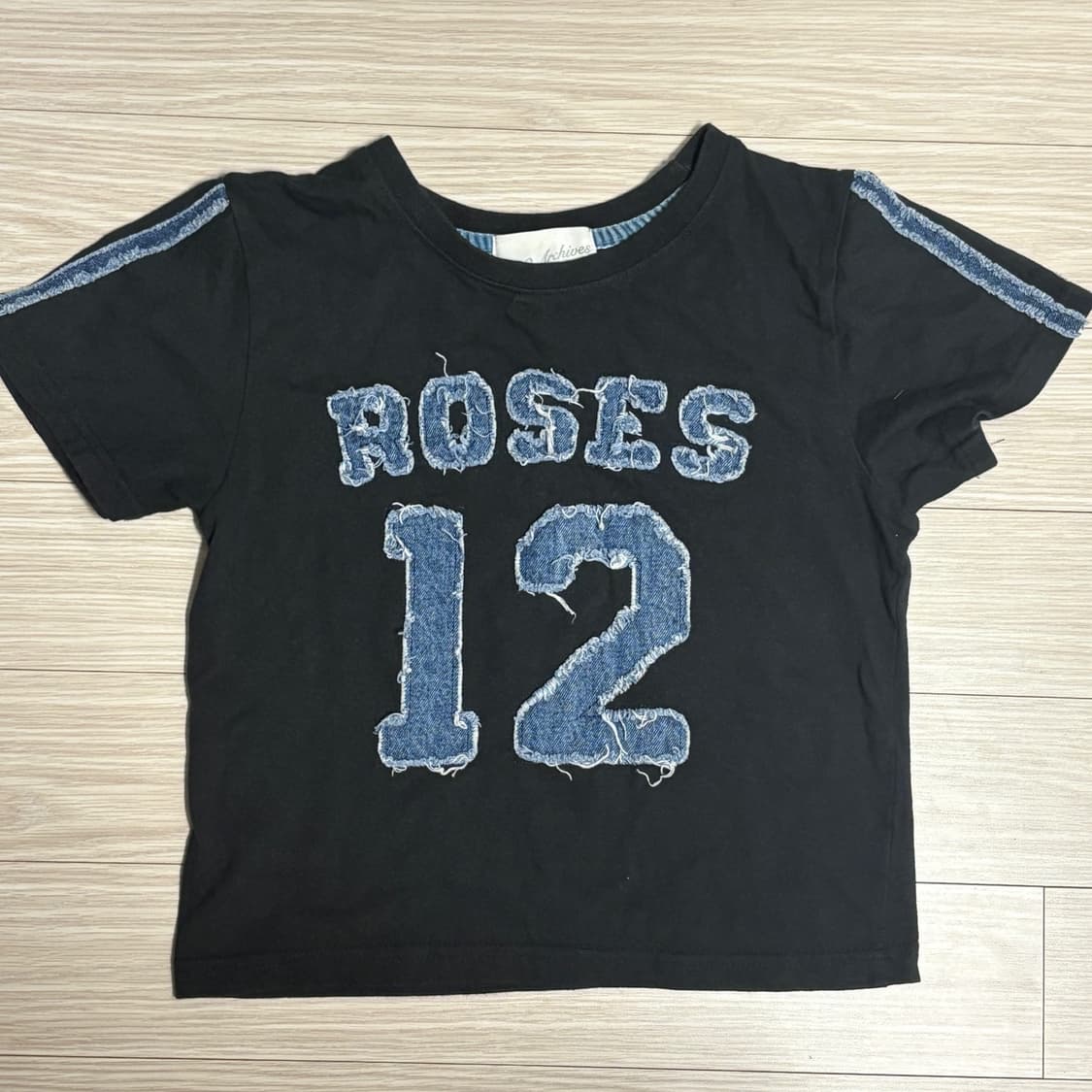 denim rose t-shirt 상품이미지1