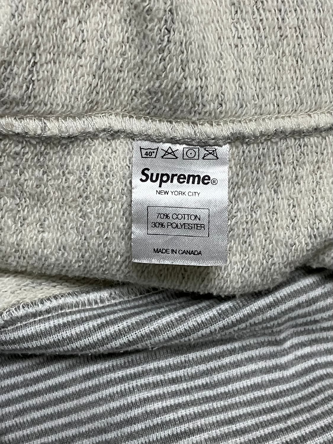 슈프림 10SS 스트라이프 후드집업 상품이미지5