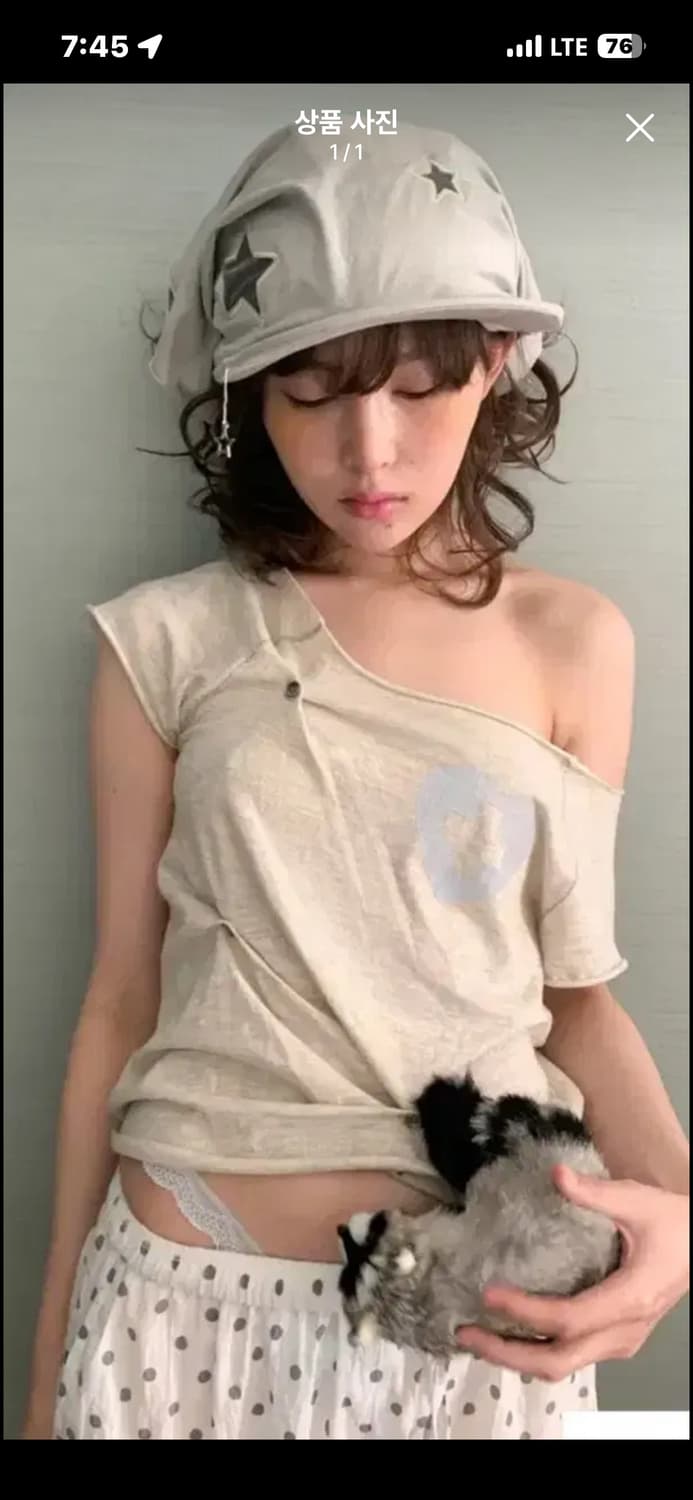 샵페어리 button up zodiac half T-shirt 상품이미지1