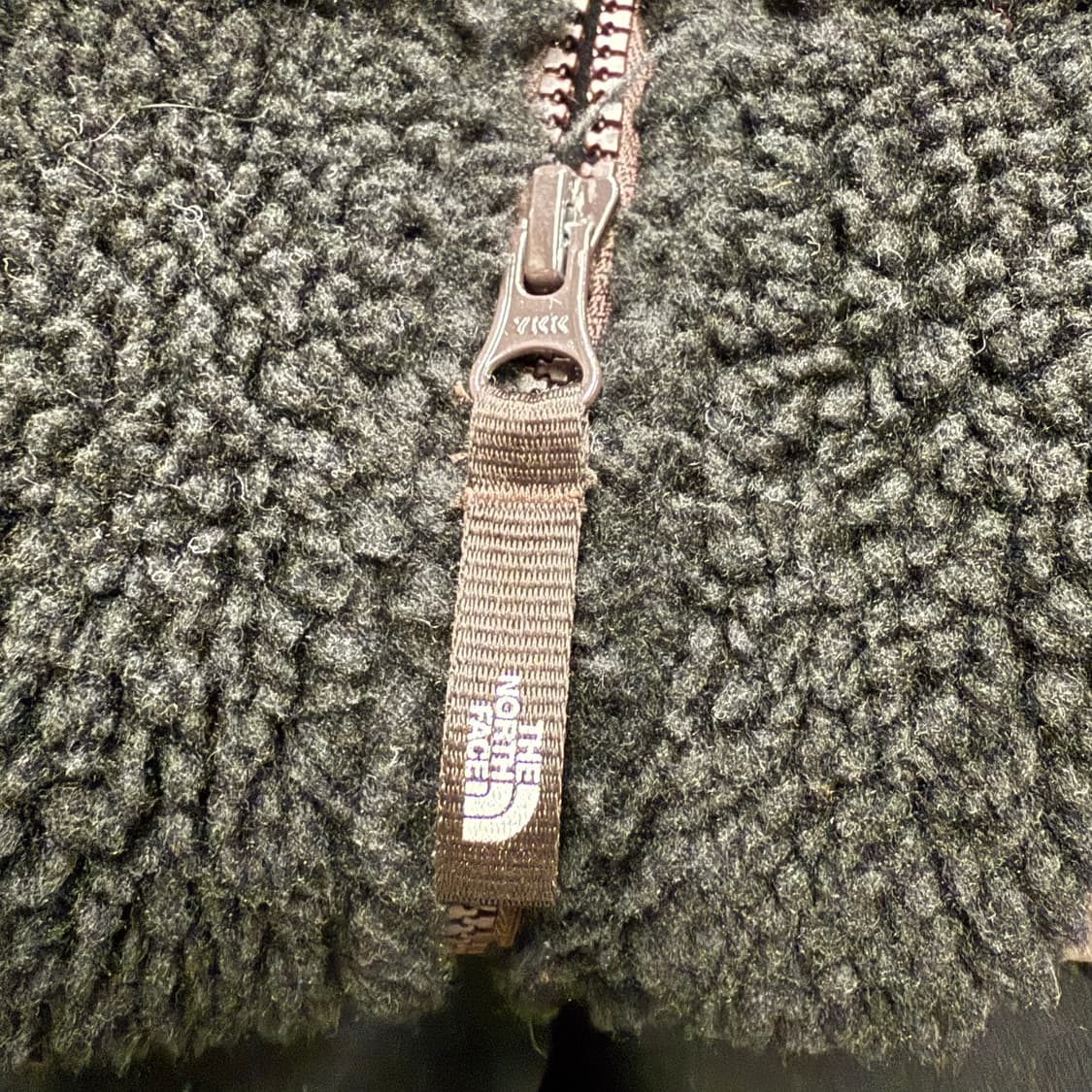 [정품/2XL] 노스페이스 검정색 뽀글이 플리스 집업 b16 상품이미지8