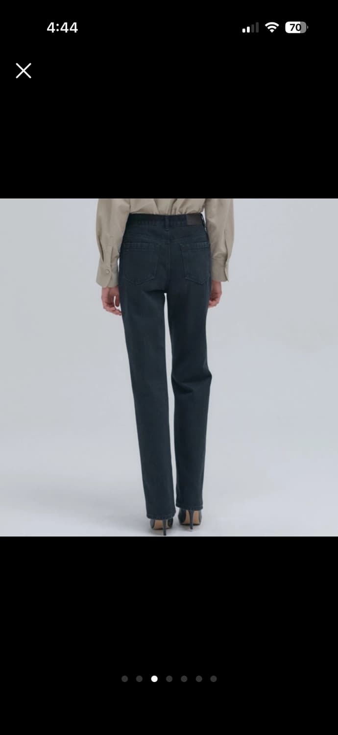 (미착용) 닐바이피 블랙 데님 55 상품이미지3