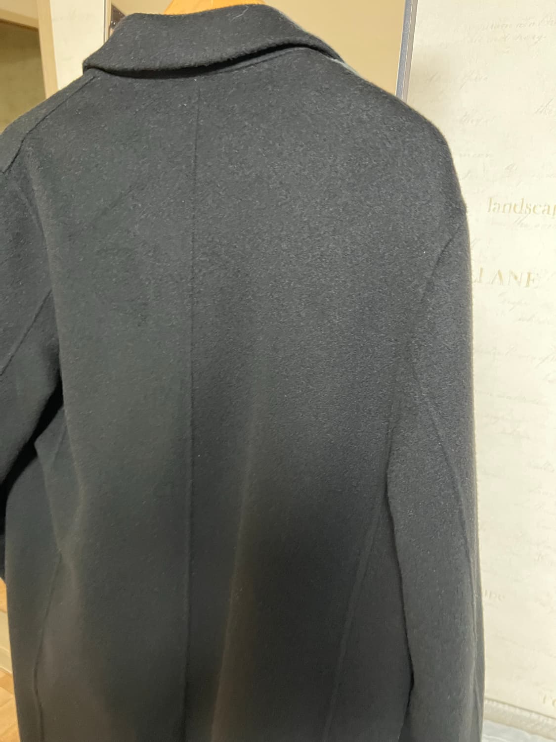 솔리드옴므 블랙코트 46사이즈 상품이미지7