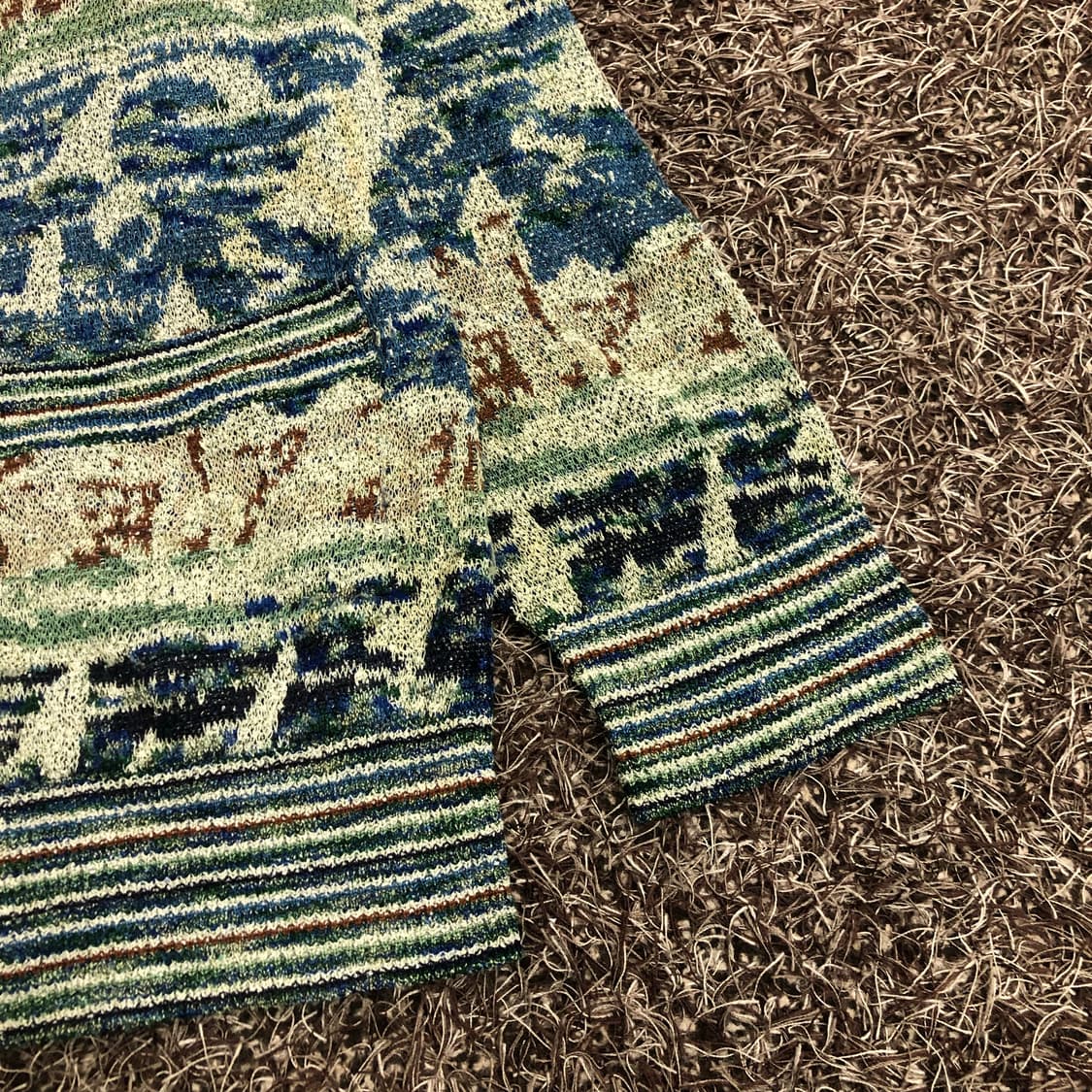 미쏘니 코튼 멀티컬러 패턴 가디건 상품이미지3