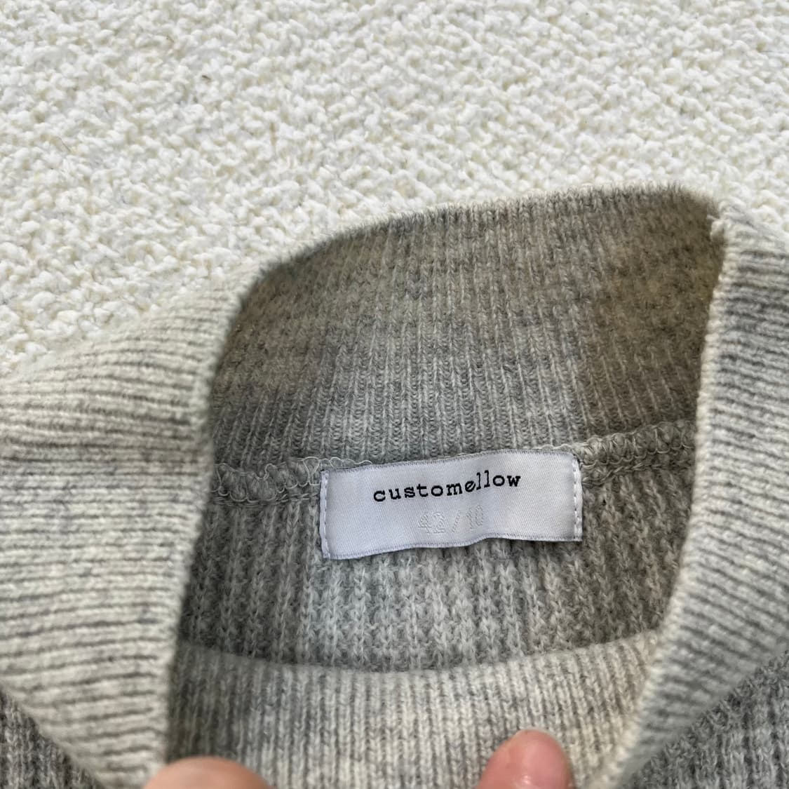 100 커스텀멜로우 니트 스웨터 0311M 상품이미지2