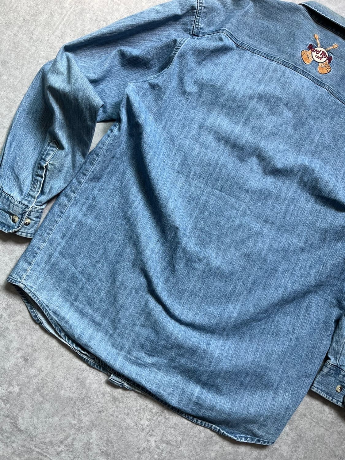 XL) 하드락카페 데님 셔츠 상품이미지8