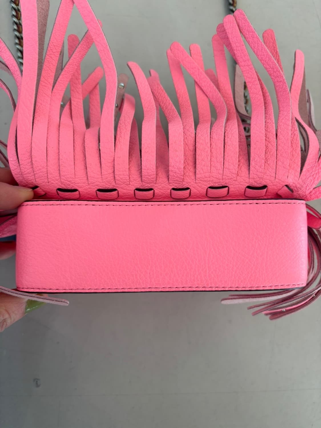 Coach Mini Fringe Leather Bag 상품이미지3