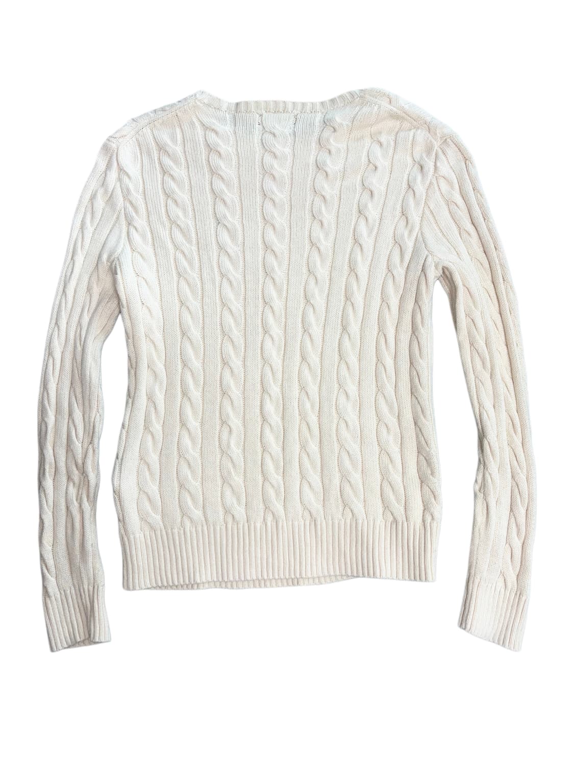 폴로 케이블 니트 코튼 스웨터 상품이미지3