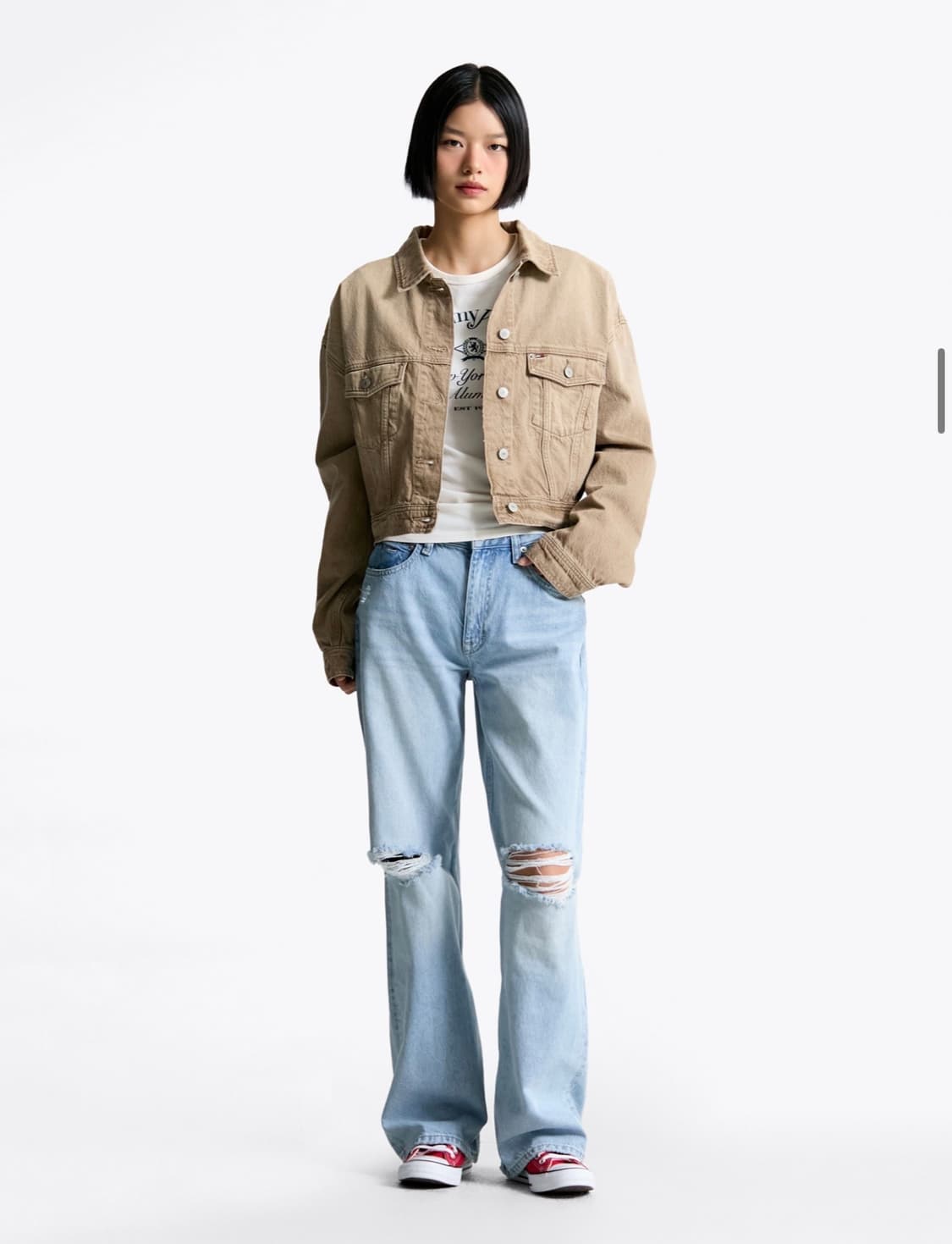 타미진스 크롭 트러커 자켓 상품이미지5