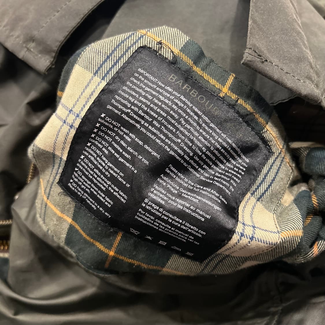 바버 Barbour bedale 왁스 자켓 A417 상품이미지8