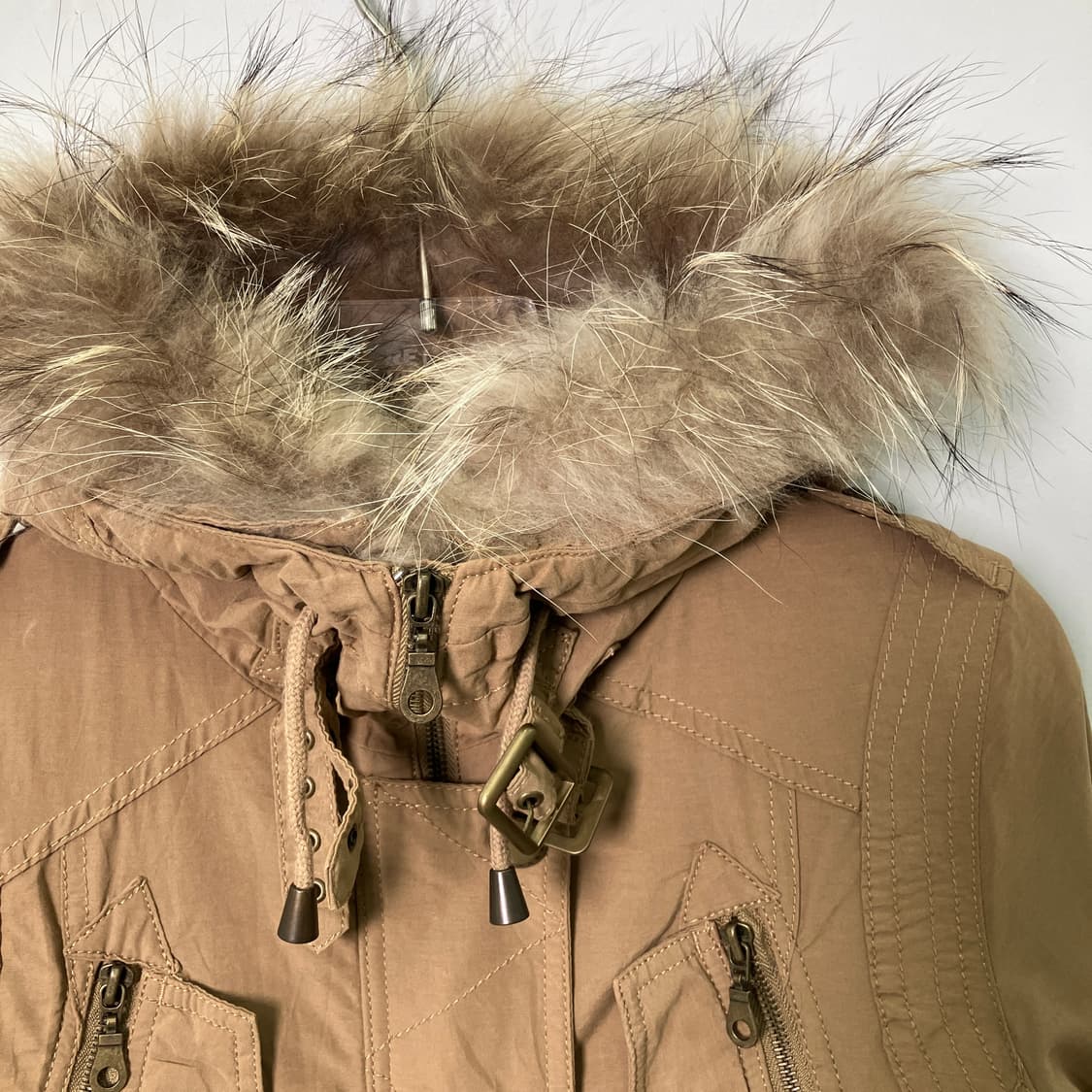 OZOC 베이지 롱야상 점퍼 38 상품이미지5