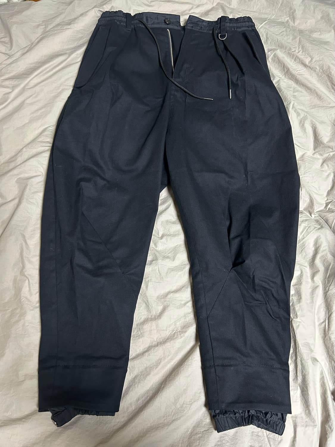 송지오옴므 세미배기핏 팬츠 78사이즈(밴딩) 상품이미지1