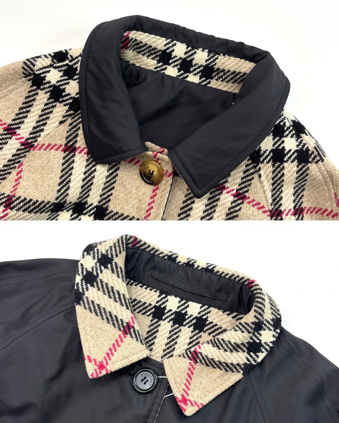 Burberry 런던 노바체크 리버시블 울 자켓 상품이미지7