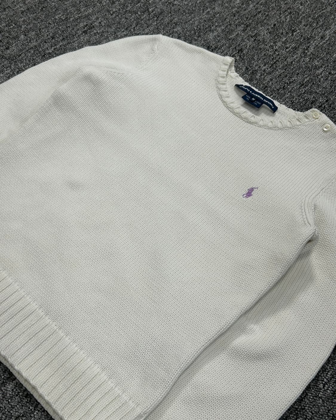 폴로 랄프로렌 스포츠 퍼플 포니 니트 상품이미지2