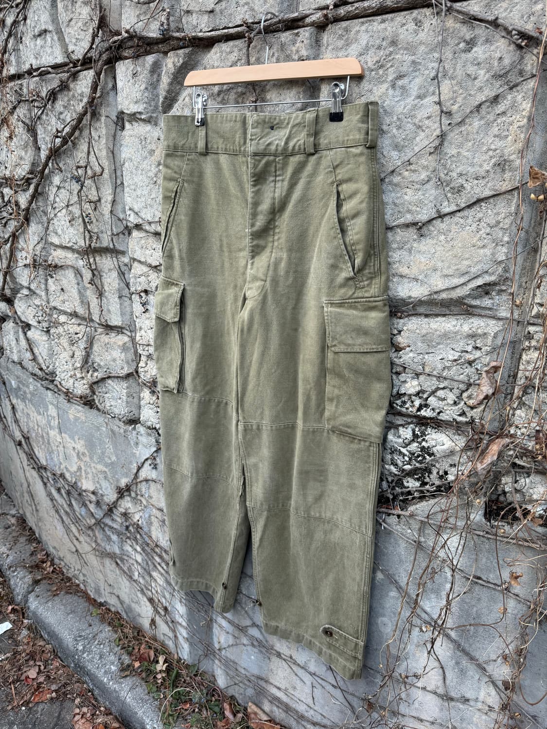 40s 오리지널 프랑스군 m-47 필드 팬츠 전기형 32 상품이미지3