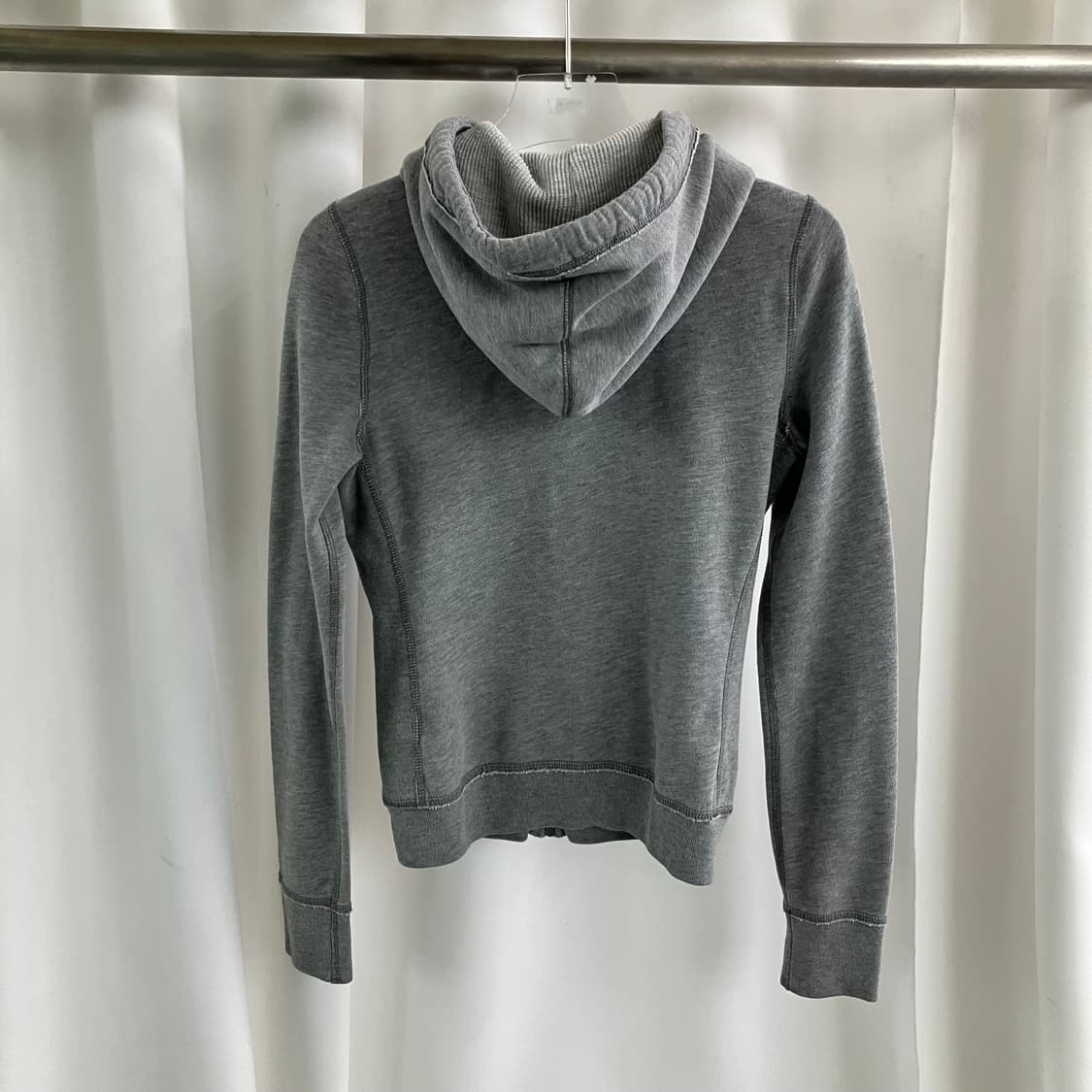 아베크롬비 올드스쿨 그레이 후드집업 S 상품이미지2