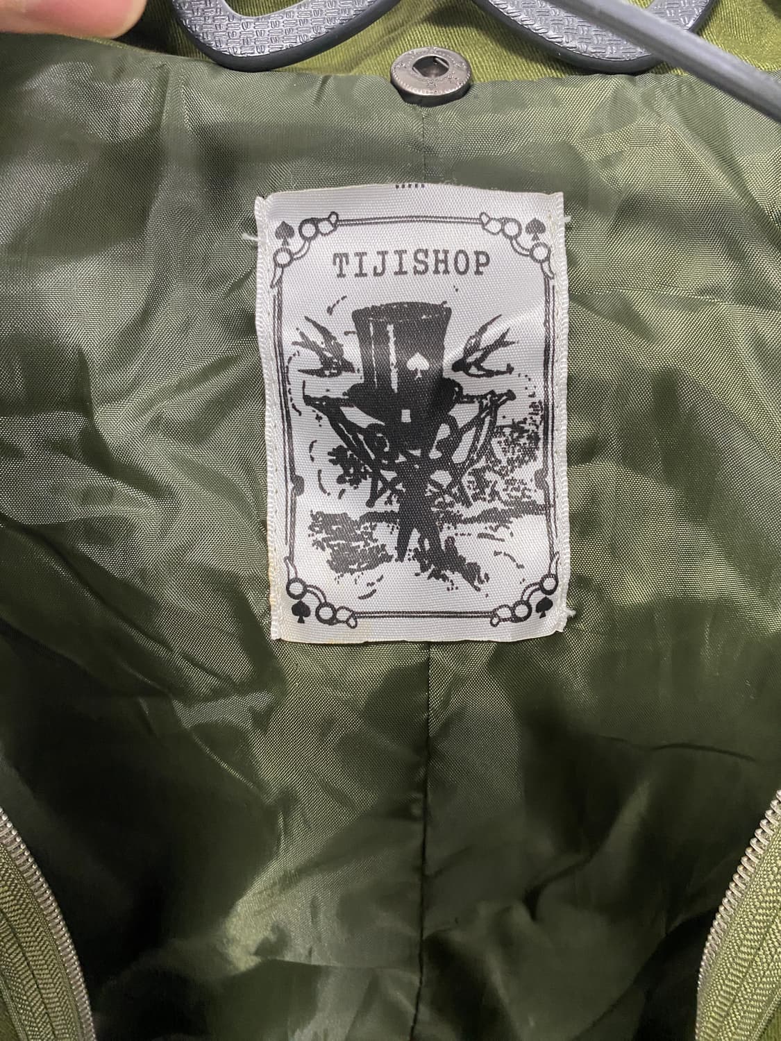 [TIJISHOP] 그린 y2k 야상 후드 자켓 상품이미지9
