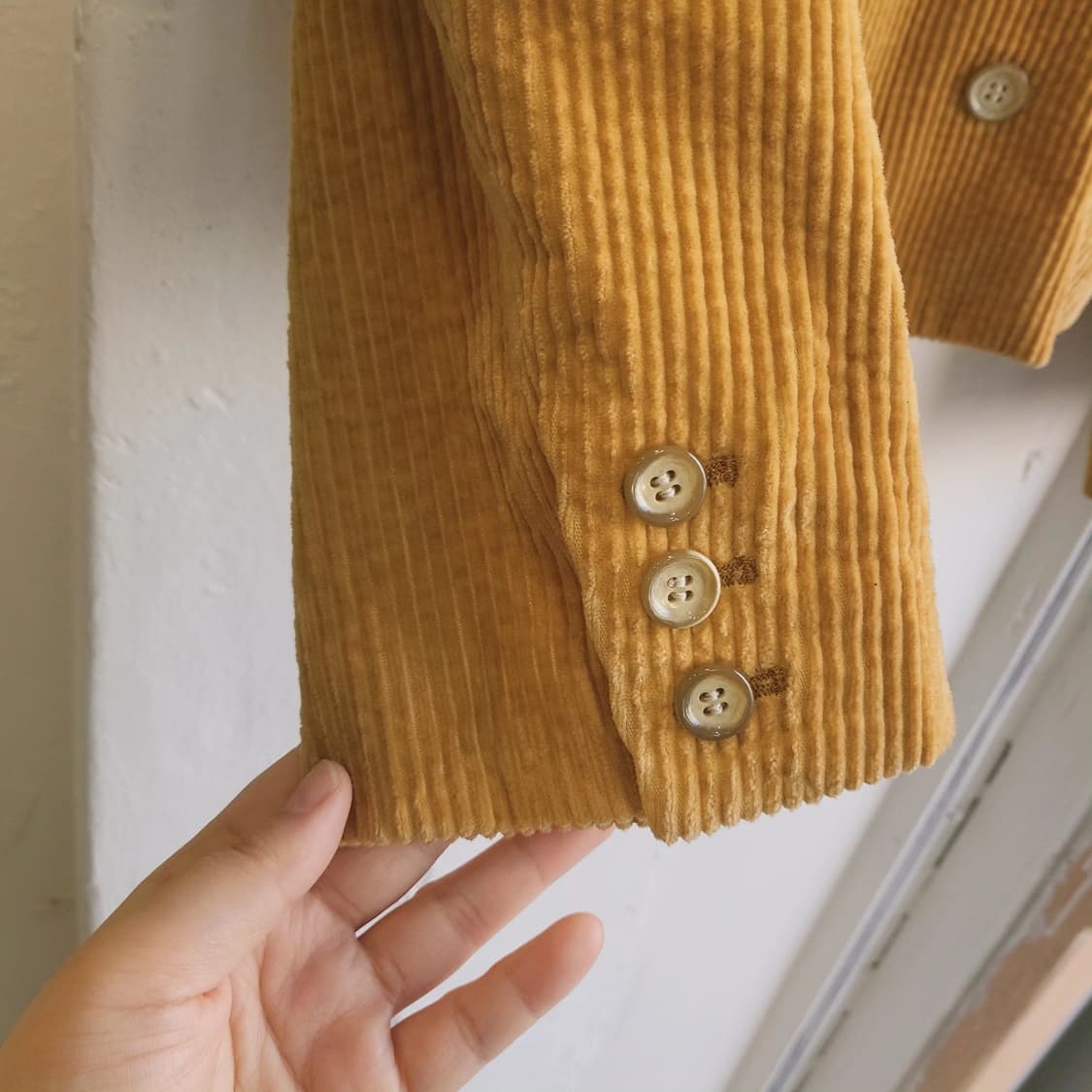 Nicole club 머스터드 코듀로이 자켓 상품이미지5