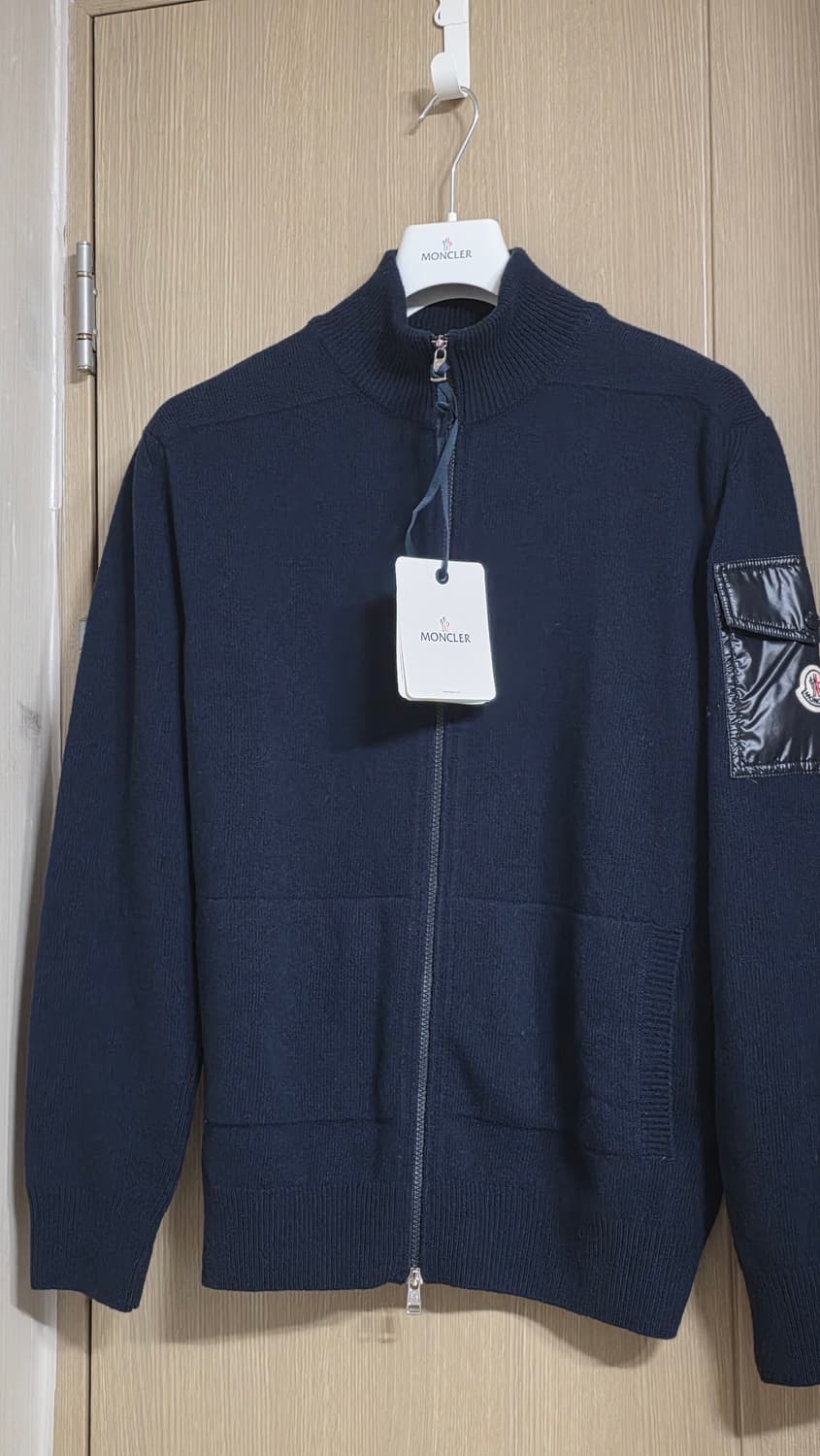 몽클레르 니트집업 다크네이비 XL (새상품) 상품이미지1
