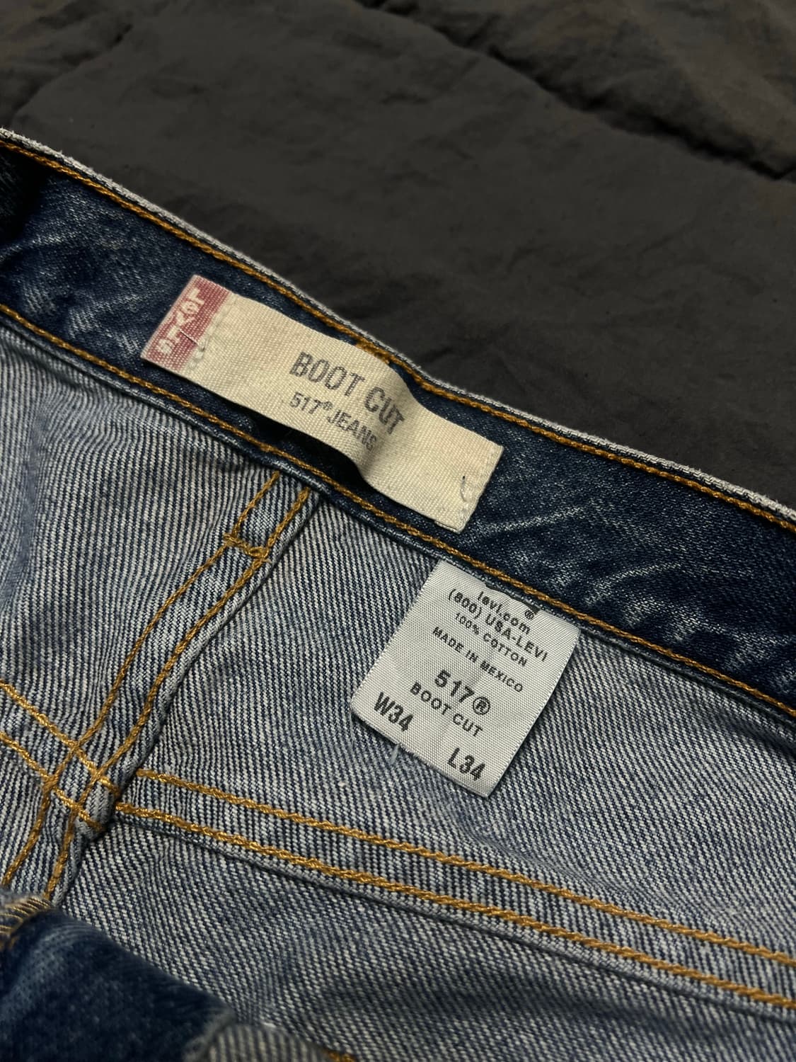 리바이스 517 부츠컷데님 팬츠 W34 L34 상품이미지4