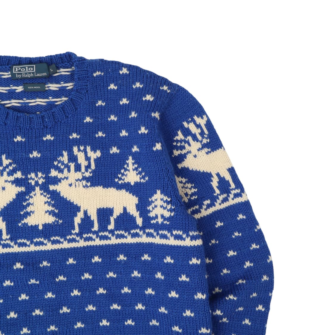 90s 폴로 랄프로렌 스노우 디어 핸드 니트 상품이미지3