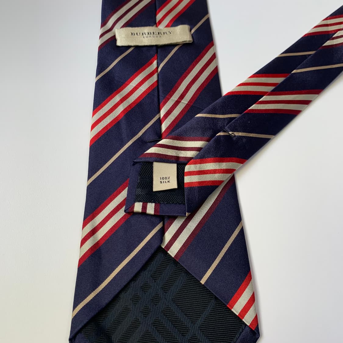 버버리(BURBERRY) 신형 스트라이프 명품넥타이 100실크 이태리 상품이미지7