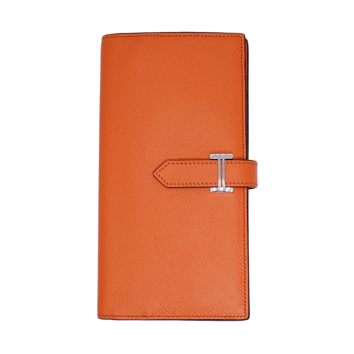 에르메스 베안 소플렛 오렌지 앱송 금장 남녀공용 엡송 장지갑 상품이미지1