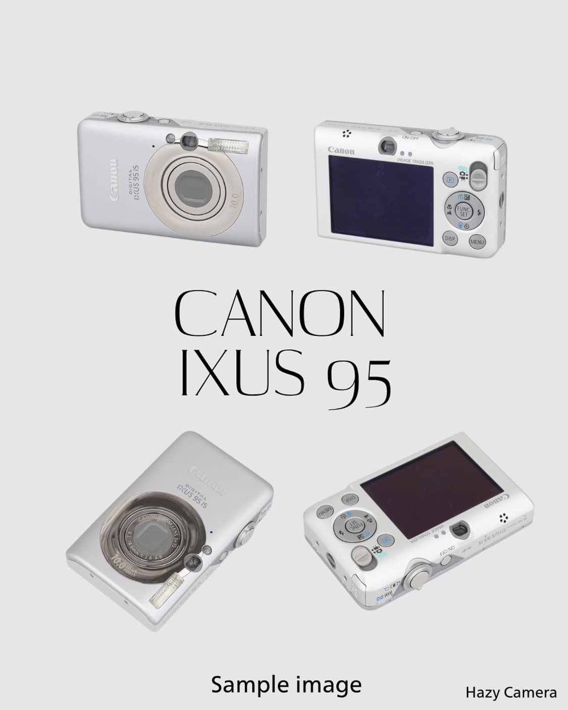 CANON IXUS 95 캐논 익서스 95 빈티지 디지털카메라 디카 상품이미지2