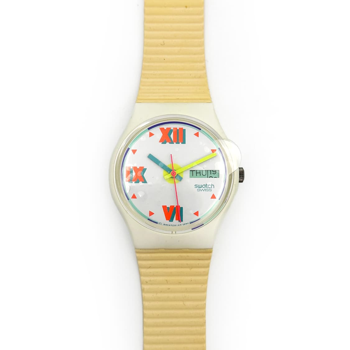 90년판) 빈티지 스와치 버터색상 short leave 상품이미지3