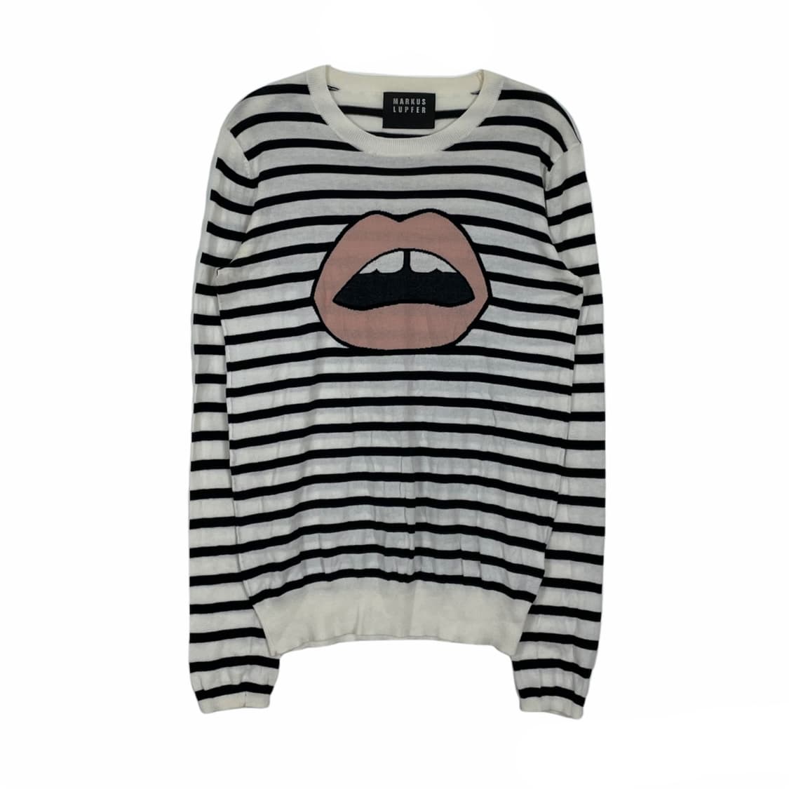 Markus lupfer 마커스루퍼 입술 니트 티셔츠 상품이미지1