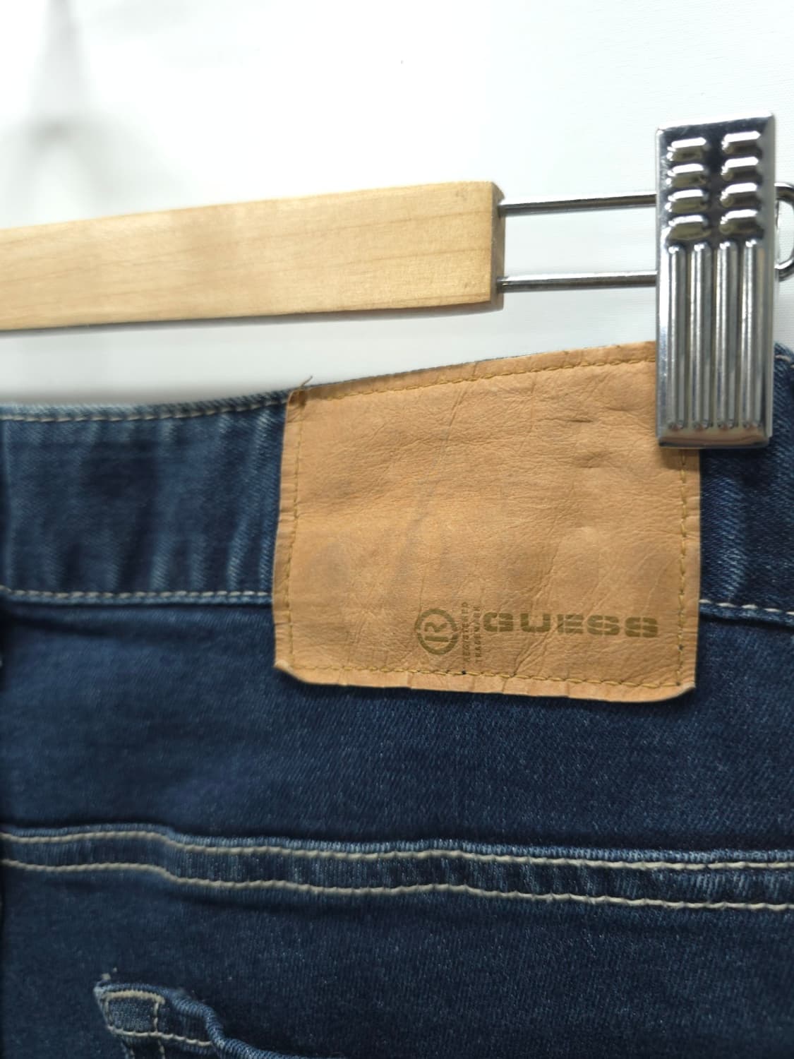 ​게스(GUESS) 다크블루 스트레이트 데님 팬츠(30) 상품이미지8