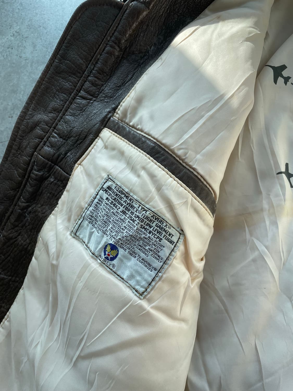 아비렉스g1 프랑스 곡예비행단 플라이트자켓 상품이미지10