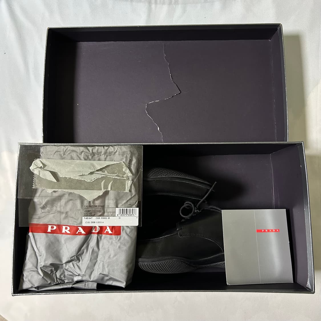 Prada sports derby shoes black 상품이미지6