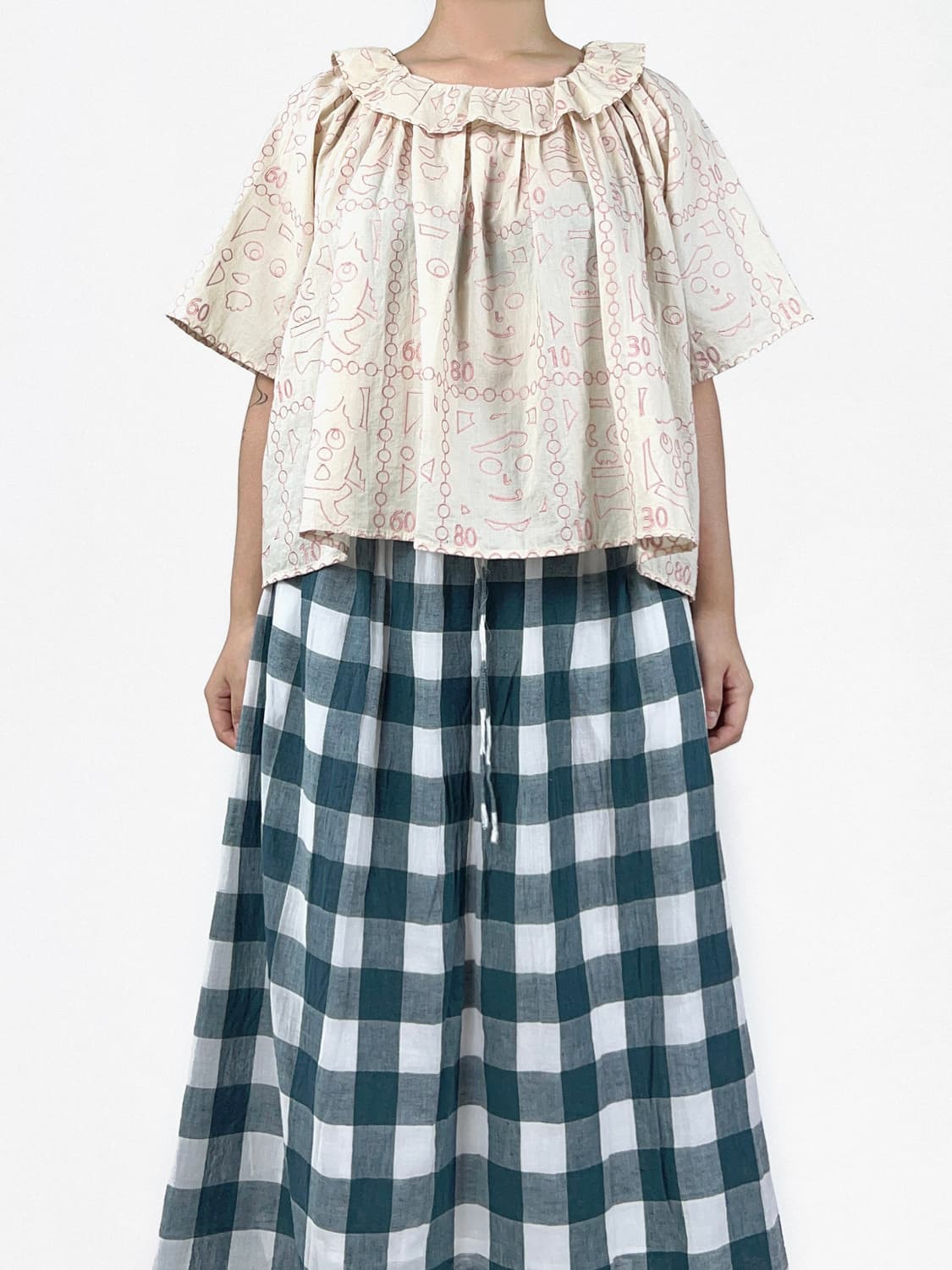 Ne-net frill blouse 상품이미지6