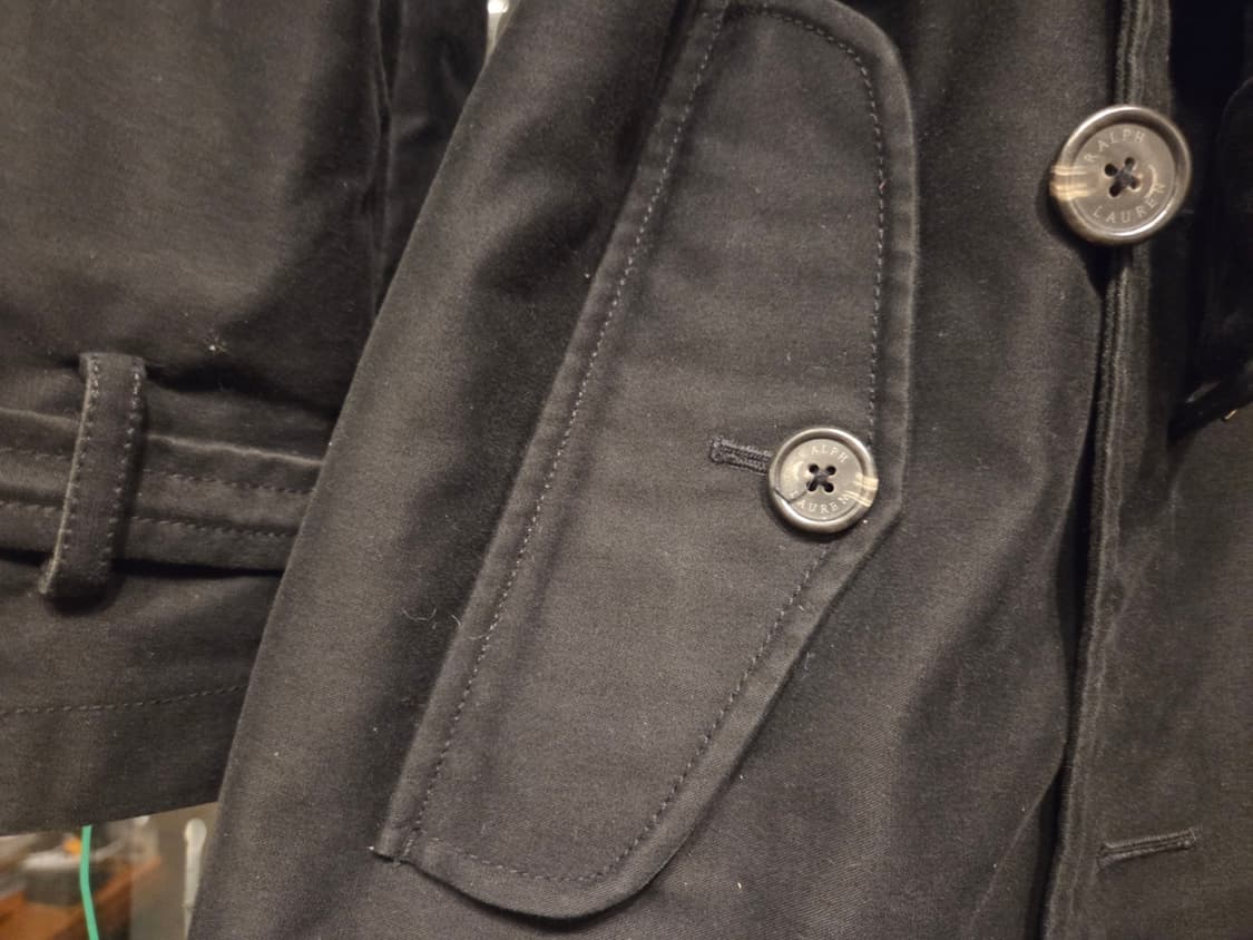 00'S 폴로랄프로렌 몰스킨 트렌치코트 상품이미지7