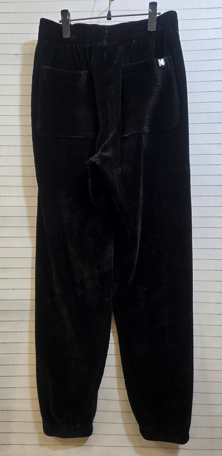 코닥 벨벳 코듀로이 조거팬츠 블랙 상품이미지5