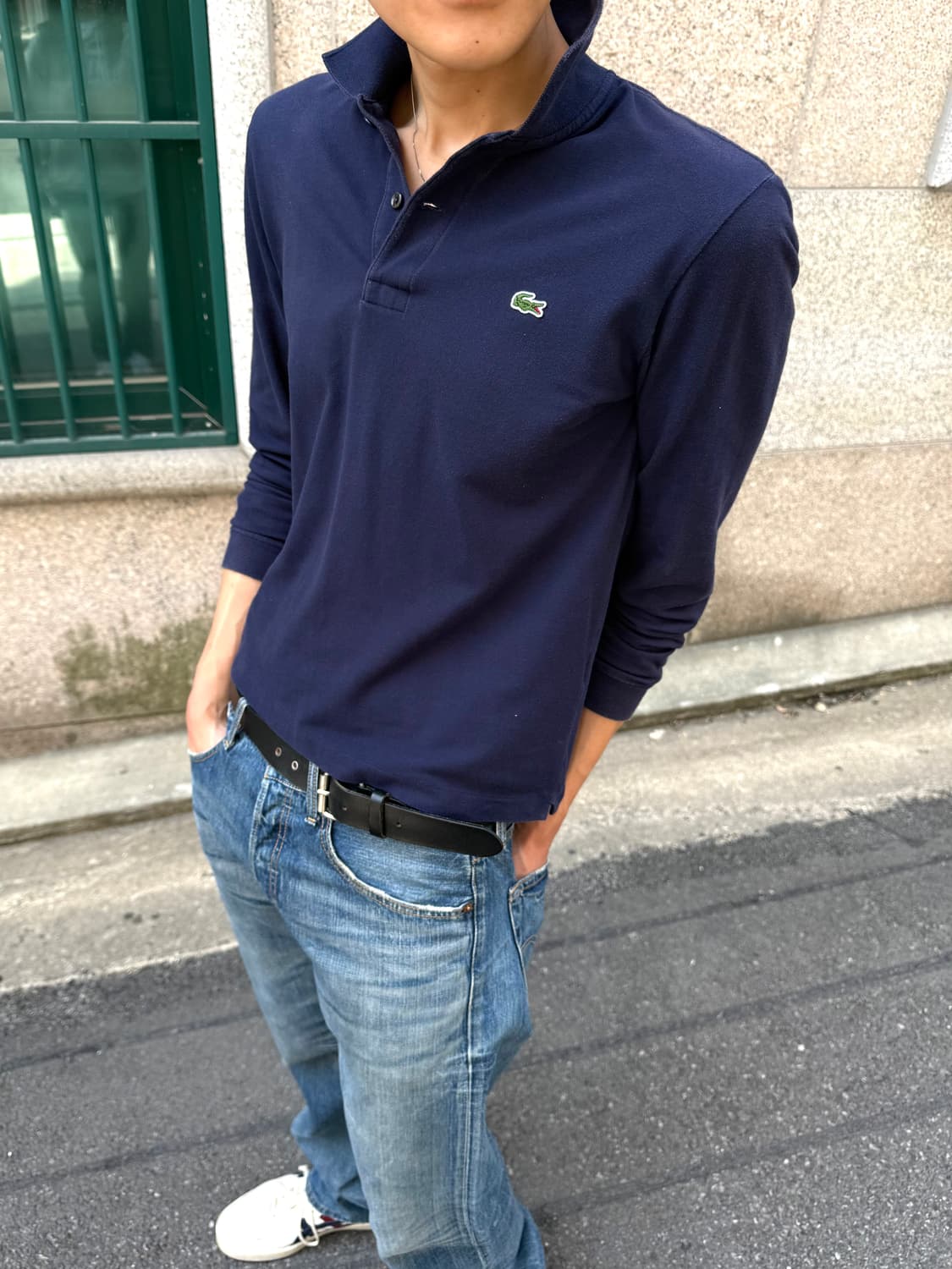 90s Lacoste crop polo shirt 상품이미지1