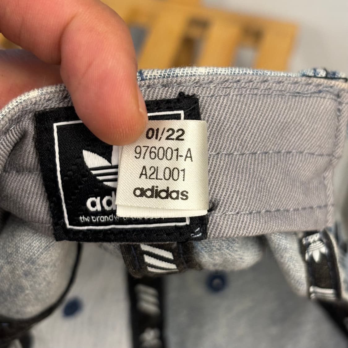 아디다스 데님 워싱 스티치 볼캡 OS 상품이미지9