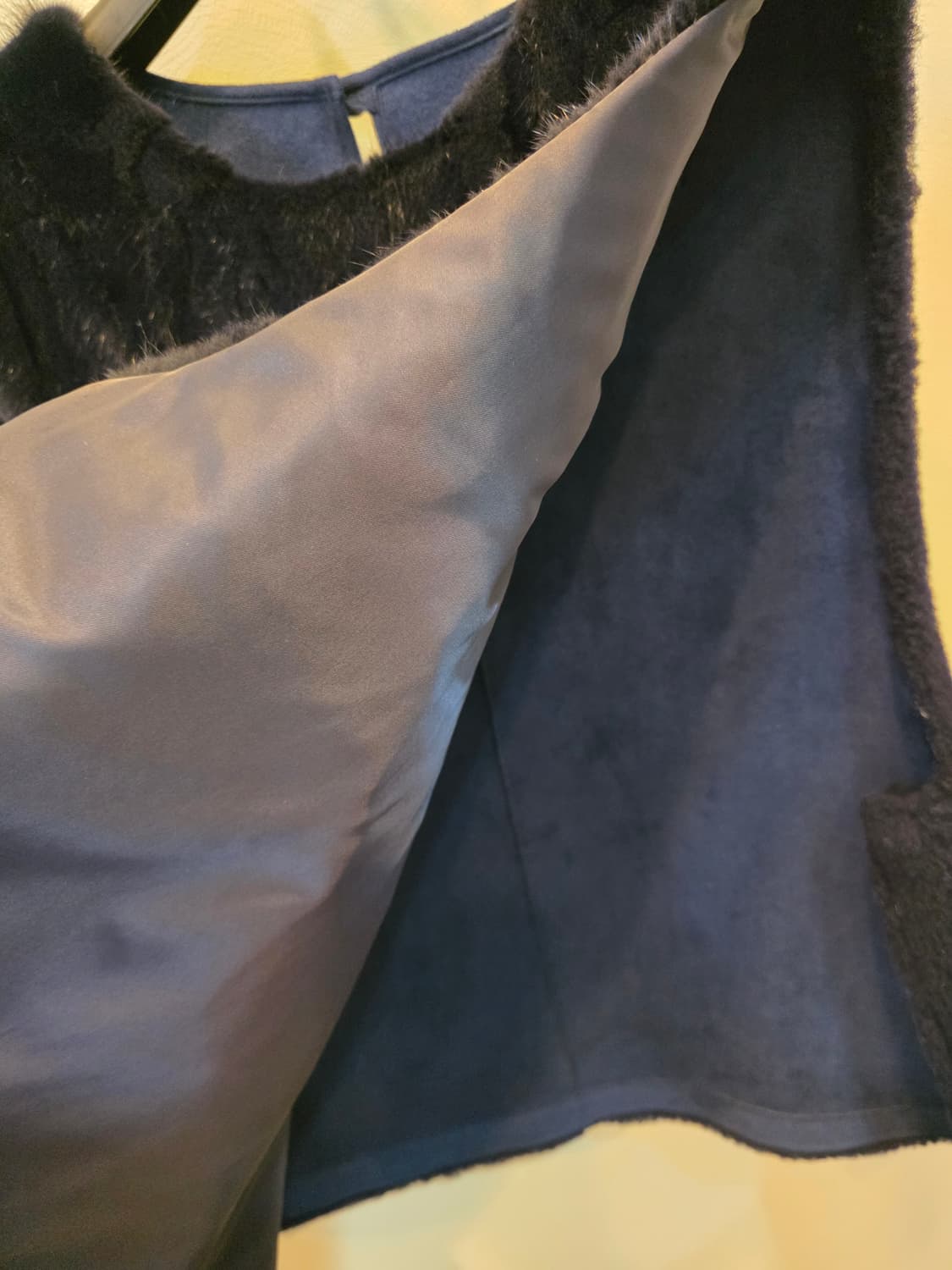 라삐아프  퍼플블루 밍크조끼 상품이미지7