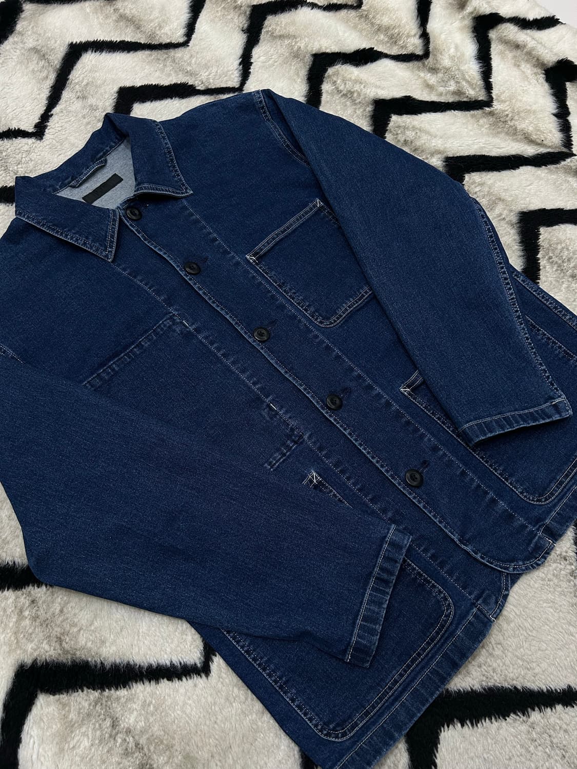 [L]유니클로 유틸리티 초어 자켓/진청 상품이미지1