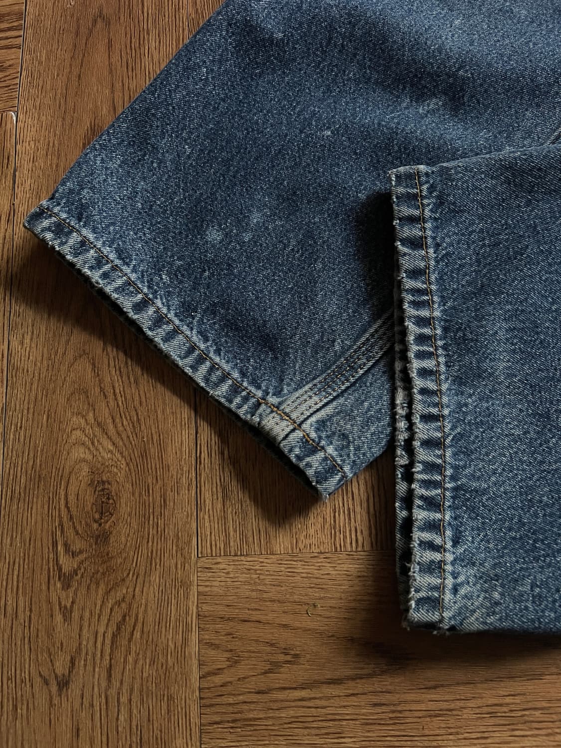 [28]칼하트 USA 덩가리핏 빈티지 워싱 싱글니 카펜터 워크 데님 팬츠 상품이미지6