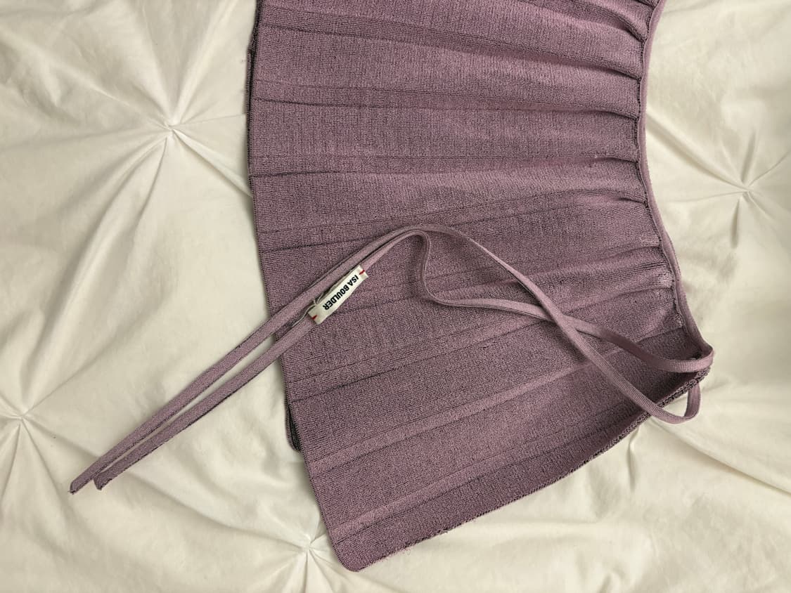 Isa boulder 퍼플 미니 랩스커트 / S 상품이미지7