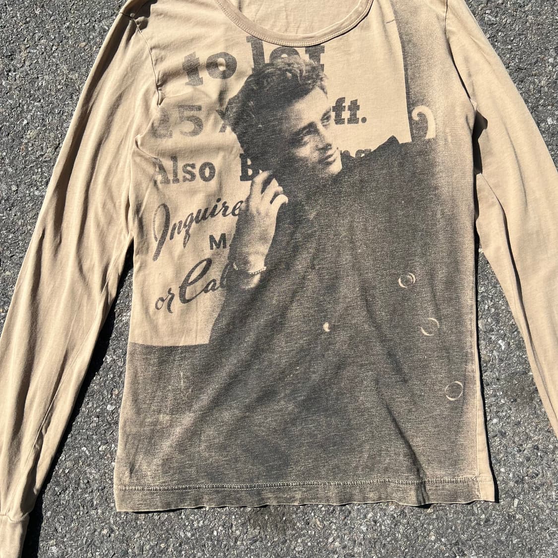 00’s 돌체앤가바나 제임스딘 롱 슬리브 티셔츠 상품이미지2