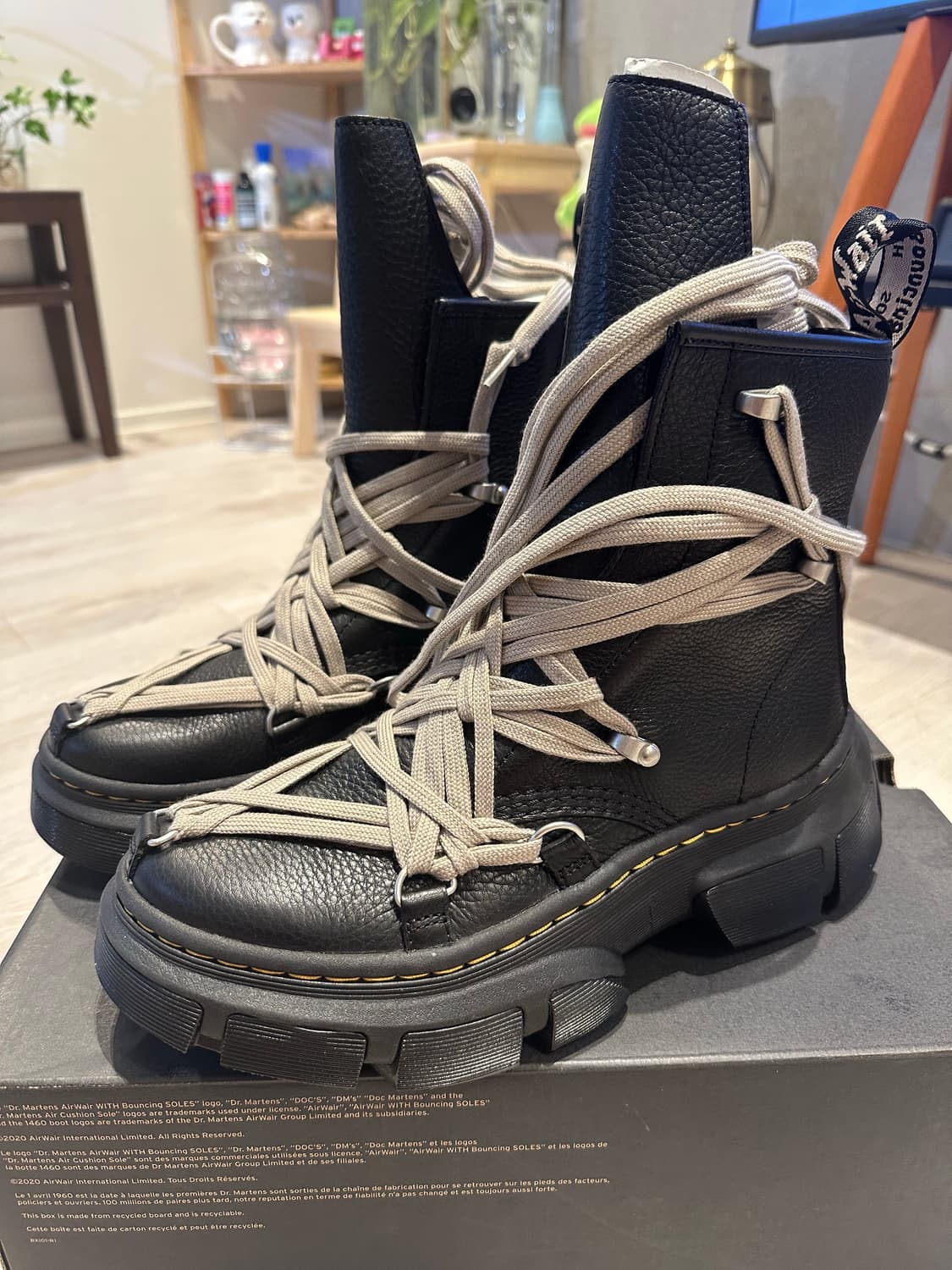 [UK7] 릭오웬스x닥터마틴 1460 DMXL 메가레이스 상품이미지2