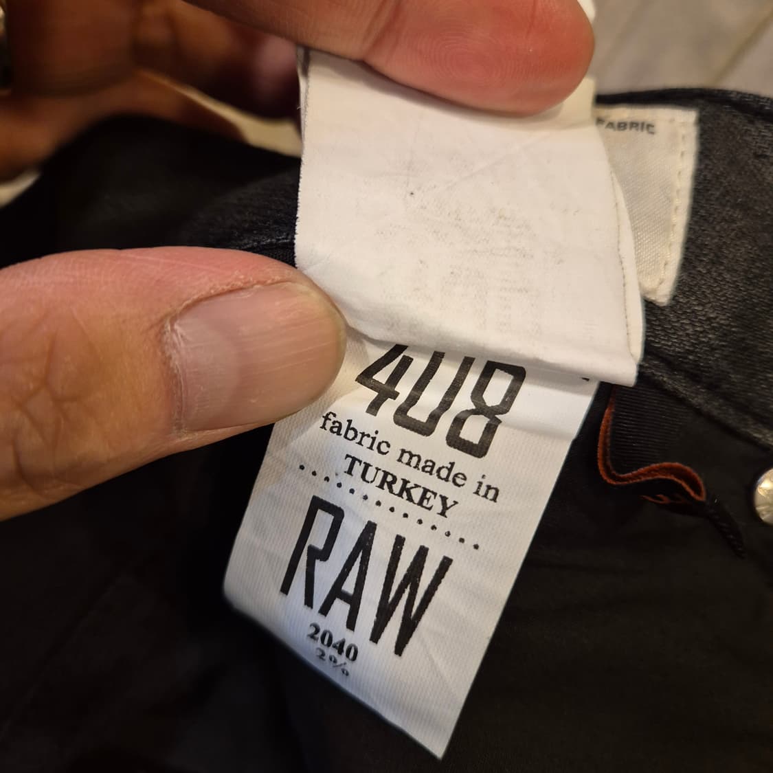 32인치 플랙진 SLENDER 슬림핏 코팅청바지 상품이미지6