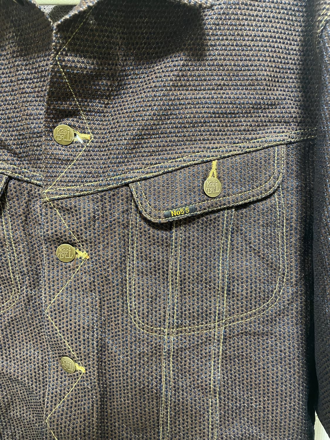 캐피탈 센츄리 데님 n5s(no5) 웨스터너 자켓 48사이즈 상품이미지1